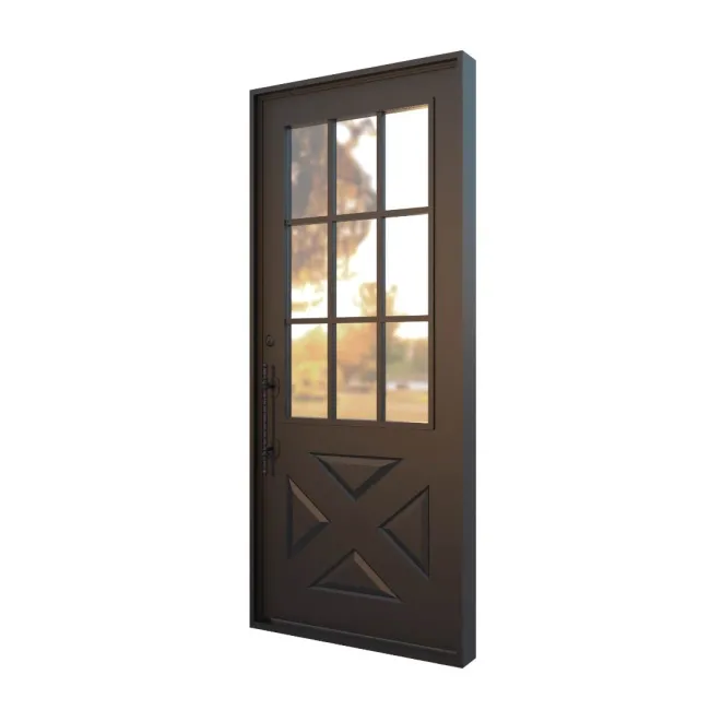 درب فلزی نفر رو مدل پراگ