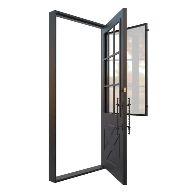 درب فلزی نفر رو مدل پراگ